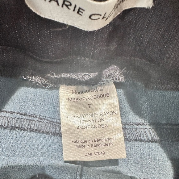 Marie Claire blue women's pants Size 7 - Picture 6 of 7